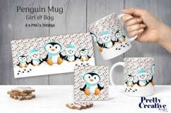 Penguin Mug Wrap &amp; Coaster Product Image 3