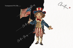 Whimsical 4th Of July People Clipart | 4th Of July PNG Product Image 2