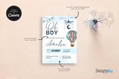 Boy Baby Shower Invitation Template Product Image 6