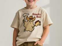 Howdy Boo SVG, Cowboy Ghost SVG Spooky Rodeo Halloween Shirt Product Image 2