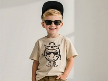 Cowboy Cookie Clipart Funny Milk SVG Product Image 3