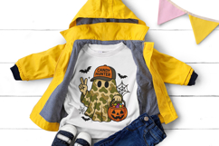 Candy Hunter Ghost Cute Halloween Camouflage Ghost PNG Product Image 4