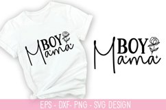 Boy Mama SVG - Mother's Day Design Product Image 1
