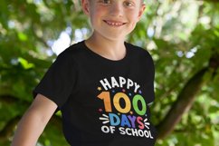 Happy 100th days of School SVG, 100 Days Teacher Shirt Gift Product Image 3