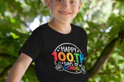 Happy 100th days of School SVG, 100 Days Teacher Shirt Gift Product Image 4