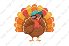Boy Thanksgiving Turkey PNG Product Image 1