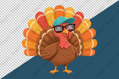 Boy Thanksgiving Turkey PNG Product Image 4