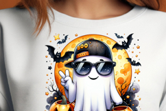Cool Halloween Ghost Sublimation Design Product Image 2