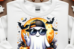 Cool Halloween Ghost Sublimation Design Product Image 3