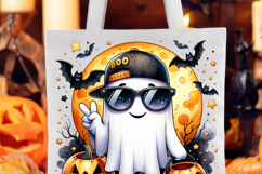 Cool Halloween Ghost Sublimation Design Product Image 4