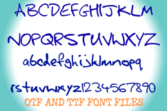 Boyfriends Handwriting Font Letters Typography Hand Drawn Product Image 2