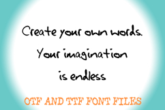 Boyfriends Handwriting Font Letters Typography Hand Drawn Product Image 3