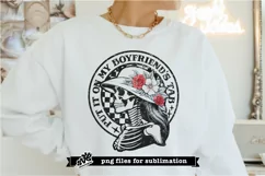 Put it on My Boyfriends Tab PNG | funny skeleton PNG Product Image 1