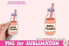 Boys Tears Png, Funny Quote Sublimation Design, Best Design Product Image 1
