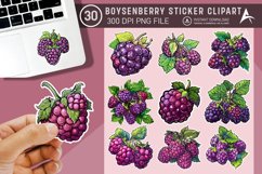 Boysenberry Sticker Clipart Bundle Product Image 1