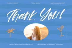 Bozeek Istory - Bold Brush Font Product Image 20