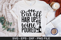 Funny Wine SVG Design - All you need is love and wine Product Image 5