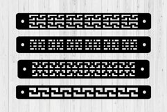 Greek Leather Bracelet Template SVG Cut File Bundle Product Image 3