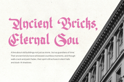 Brackvold - Blackletter Font Product Image 3