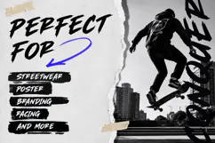 Bractley Bold Streetwear Brush Display Font Product Image 2