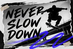 Bractley Bold Streetwear Brush Display Font Product Image 4