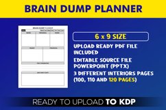 Brain Dump Planner | KDP Interior Template Ready to Upload Product Image 2