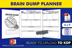 Brain Dump Planner | KDP Interior Template Ready to Upload Product Image 1
