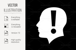 Human Head Silhouette Product Image 1