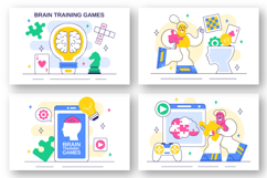 10 Brain Training Games Illustration Product Image 2