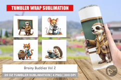 Scholarly Animals Tumbler Product Image 1