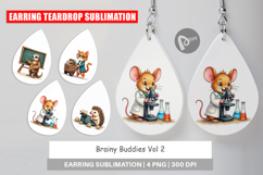 Scholarly Animals Earring Product Image 1