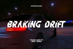 Braking Drift Font Product Image 1