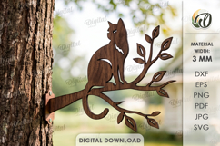 Branch Silhouettes Outdoor Decors Bundle Lasercut.Animal SVG Product Image 7