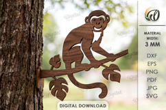 Branch Silhouettes Outdoor Decors Bundle Lasercut.Animal SVG Product Image 8