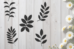 Leaf silhouettes SVG Product Image 1
