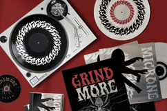 Onemore - Black Metal with Y2K Flair Display Font Product Image 9