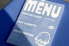 Brunenzo - Classic Retro Condensed Roudend Sans Font Product Image 10