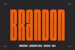 Brandon - Condensed Headline Font Family Product Image 1
