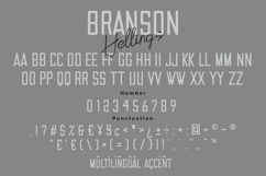 Branson Hellings a Vintage Condensed &amp; Script Font Duo Product Image 7