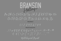 Branson Hellings a Vintage Condensed &amp; Script Font Duo Product Image 8
