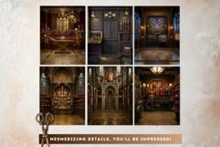 Brass Requiem Steampunk Backdrops for Junk Journals Product Image 10