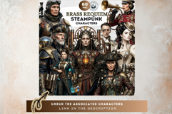 Brass Requiem Steampunk Backdrops for Junk Journals Product Image 12