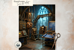 Brass Requiem Steampunk Backdrops for Junk Journals Product Image 5