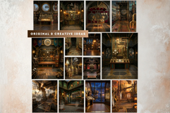 Brass Requiem Steampunk Backdrops for Junk Journals Product Image 8