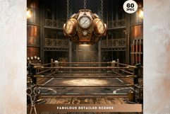 Brass Requiem Steampunk Backdrops for Junk Journals Product Image 9