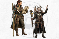 Brass Requiem Steampunk Characters for Junk Journals &amp; POD Product Image 10