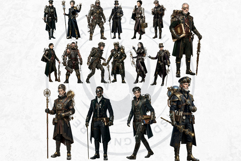 Brass Requiem Steampunk Characters for Junk Journals &amp; POD Product Image 4