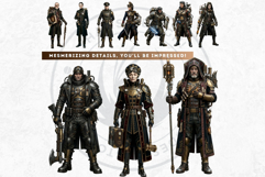 Brass Requiem Steampunk Characters for Junk Journals &amp; POD Product Image 6