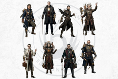 Brass Requiem Steampunk Characters for Junk Journals &amp; POD Product Image 8