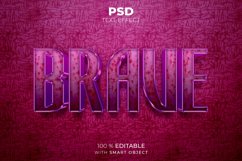 Brave 3D editable text effect Product Image 1